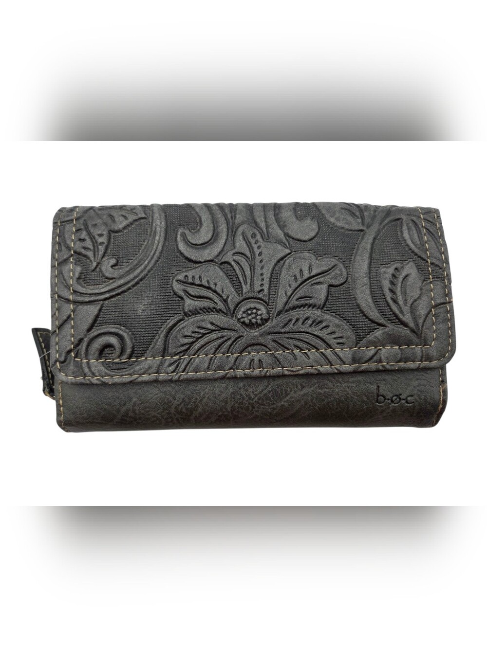 Born Concept Floral Embossed Wallet